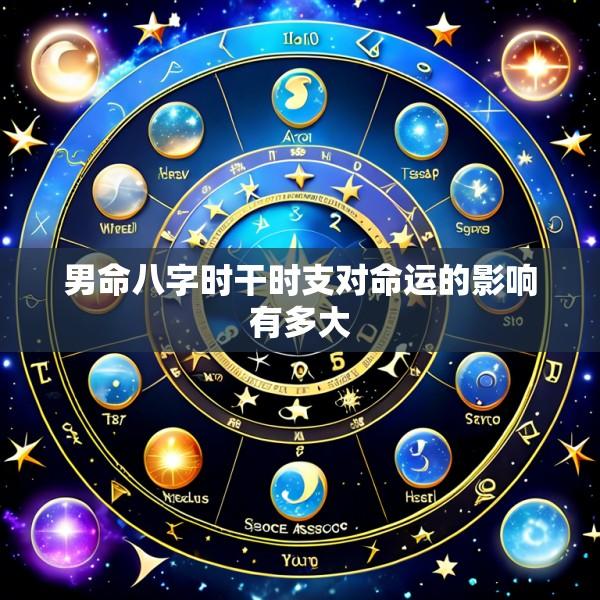 男命八字时干时支对命运的影响有多大