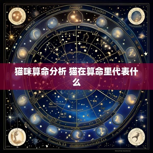 猫咪算命分析 猫在算命里代表什么
