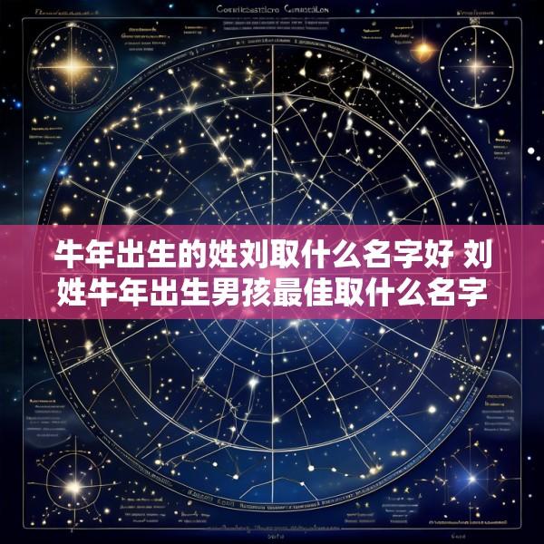 牛年出生的姓刘取什么名字好 刘姓牛年出生男孩最佳取什么名字好