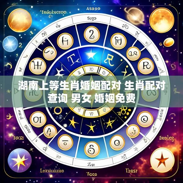 湖南上等生肖婚姻配对 生肖配对查询 男女 婚姻免费