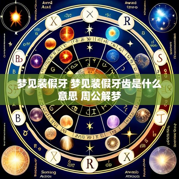 梦见装假牙 梦见装假牙齿是什么意思 周公解梦