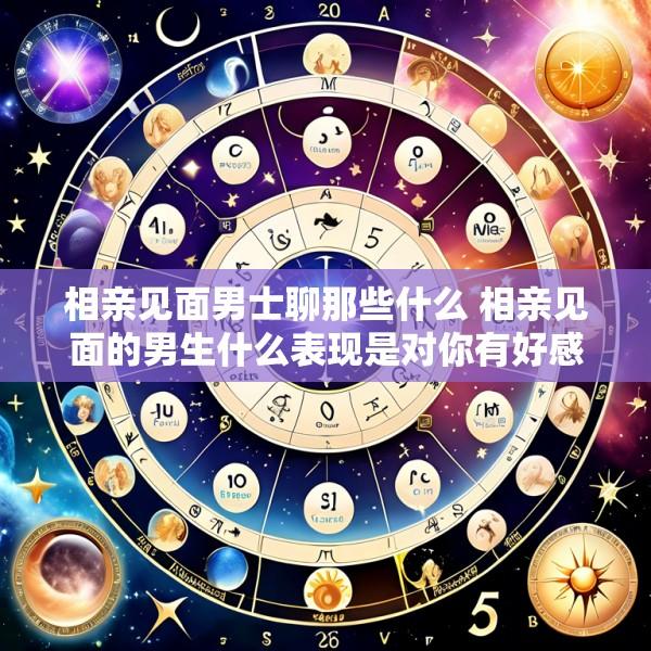 相亲见面男士聊那些什么 相亲见面的男生什么表现是对你有好感