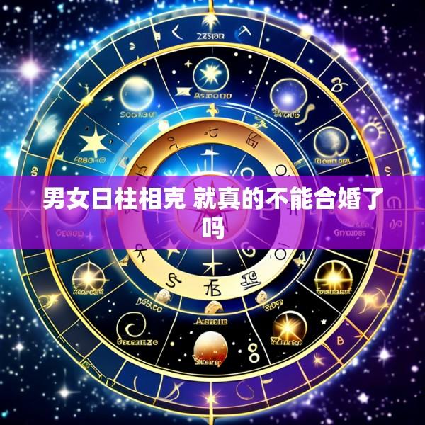 男女日柱相克 就真的不能合婚了吗