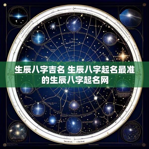 生辰八字吉名 生辰八字起名最准的生辰八字起名网