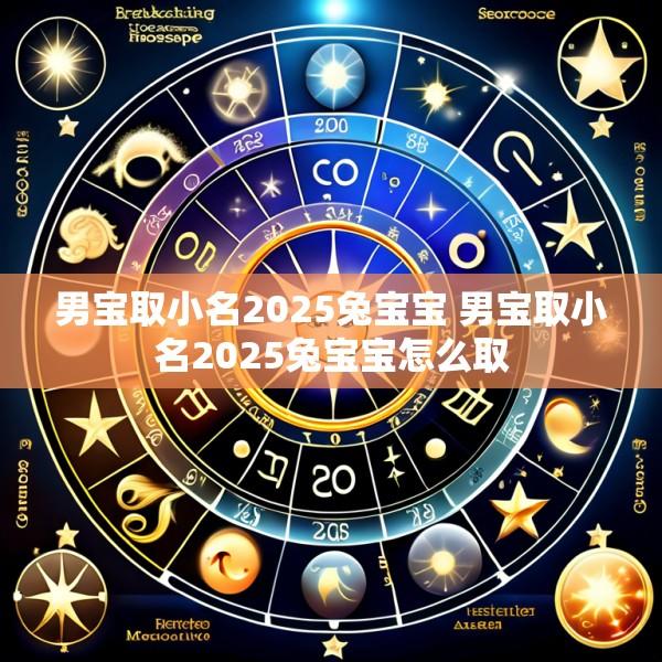 男宝取小名2025兔宝宝 男宝取小名2025兔宝宝怎么取