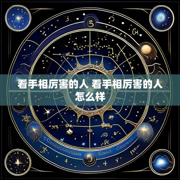 看手相厉害的人 看手相厉害的人怎么样