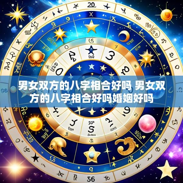 男女双方的八字相合好吗 男女双方的八字相合好吗婚姻好吗