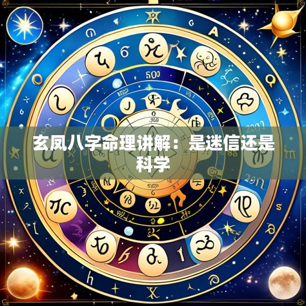 玄凤八字命理讲解：是迷信还是科学