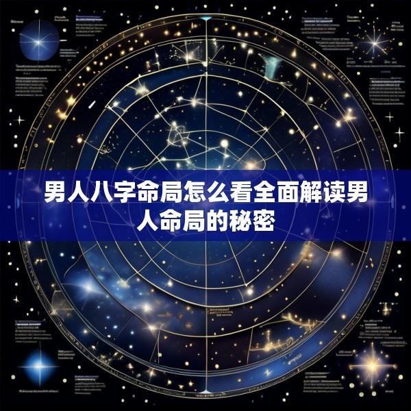 男人八字命局怎么看全面解读男人命局的秘密