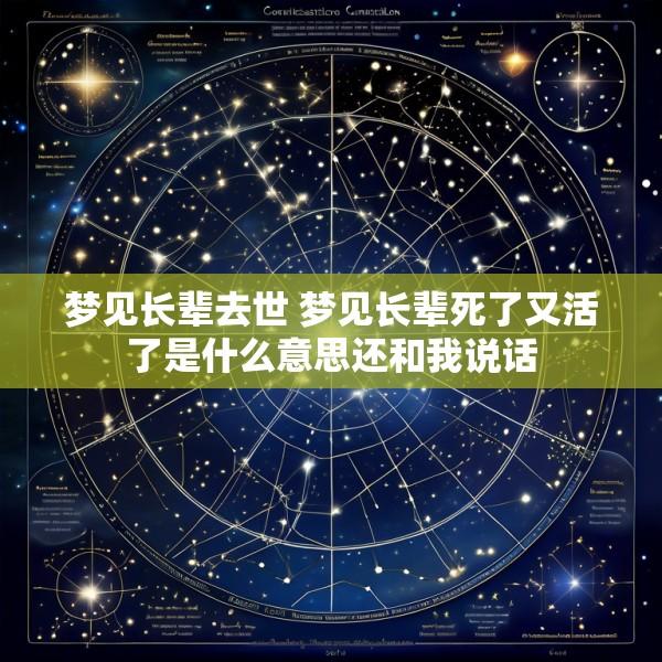 梦见长辈去世 梦见长辈死了又活了是什么意思还和我说话