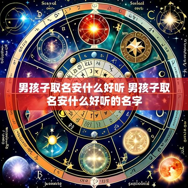 男孩子取名安什么好听 男孩子取名安什么好听的名字