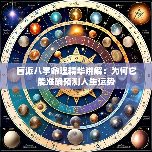盲派八字命理精华讲解：为何它能准确预测人生运势