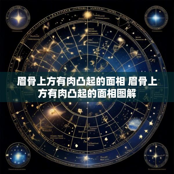 眉骨上方有肉凸起的面相 眉骨上方有肉凸起的面相图解