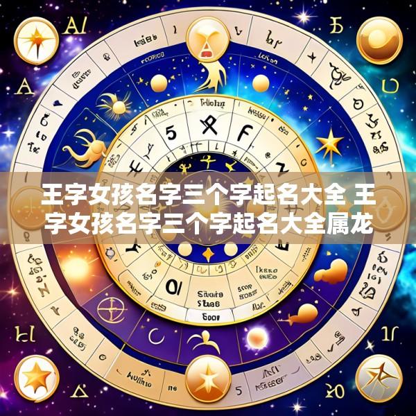 王字女孩名字三个字起名大全 王字女孩名字三个字起名大全属龙