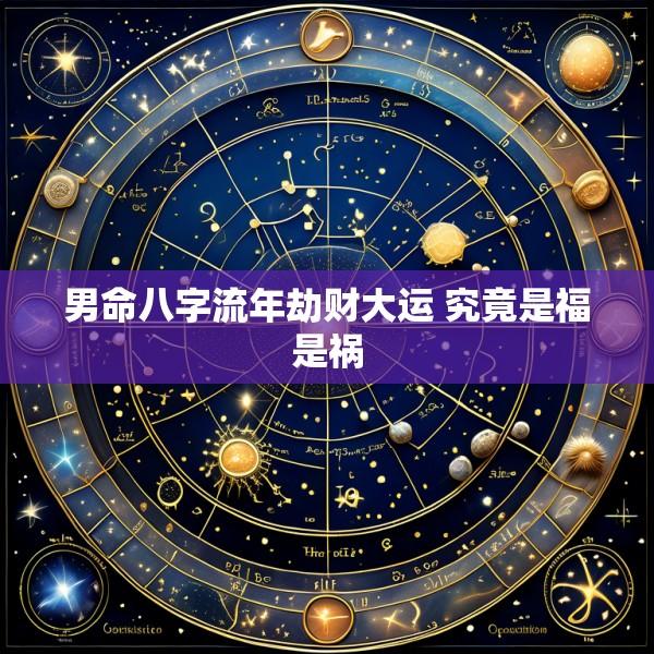 男命八字流年劫财大运 究竟是福是祸