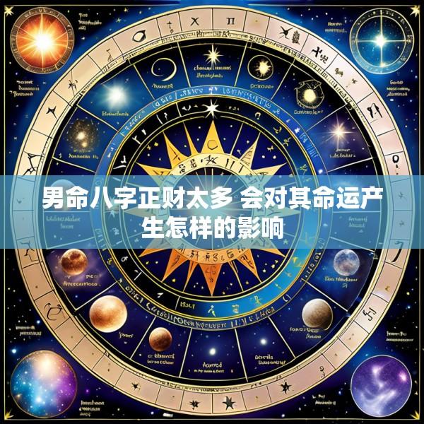男命八字正财太多 会对其命运产生怎样的影响