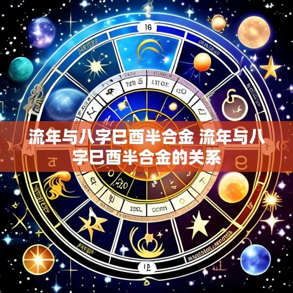 流年与八字巳酉半合金 流年与八字巳酉半合金的关系
