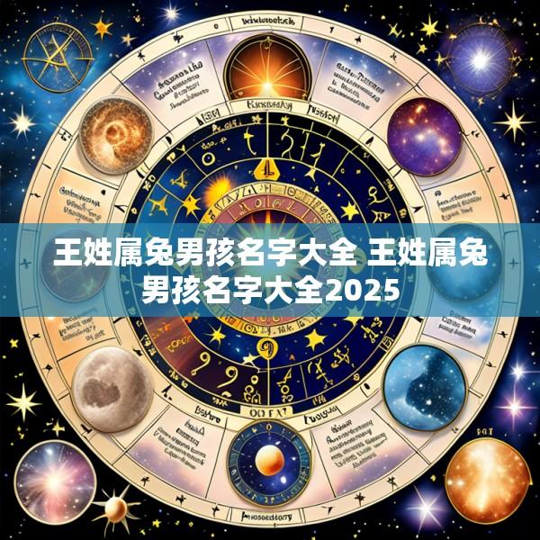 王姓属兔男孩名字大全 王姓属兔男孩名字大全2025