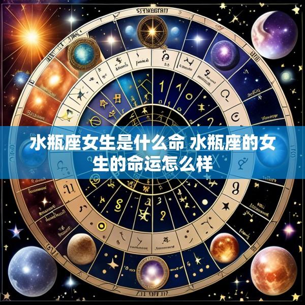 水瓶座女生是什么命 水瓶座的女生的命运怎么样