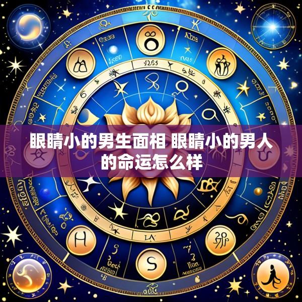 眼睛小的男生面相 眼睛小的男人的命运怎么样