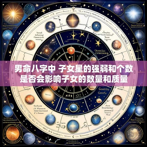 男命八字中 子女星的强弱和个数是否会影响子女的数量和质量