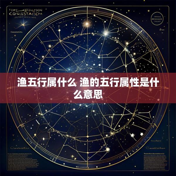 渔五行属什么 渔的五行属性是什么意思