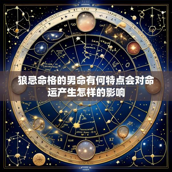 狼忌命格的男命有何特点会对命运产生怎样的影响