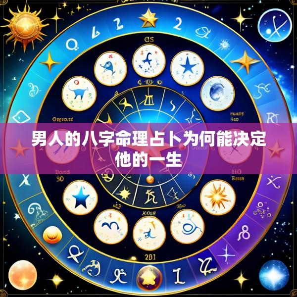 男人的八字命理占卜为何能决定他的一生