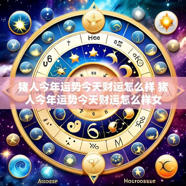 猪人今年运势今天财运怎么样 猪人今年运势今天财运怎么样女