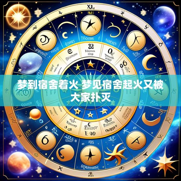 梦到宿舍着火 梦见宿舍起火又被大家扑灭