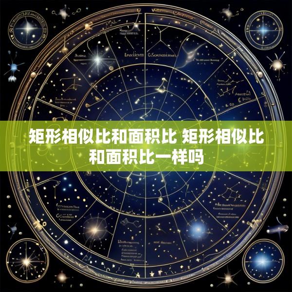 矩形相似比和面积比 矩形相似比和面积比一样吗