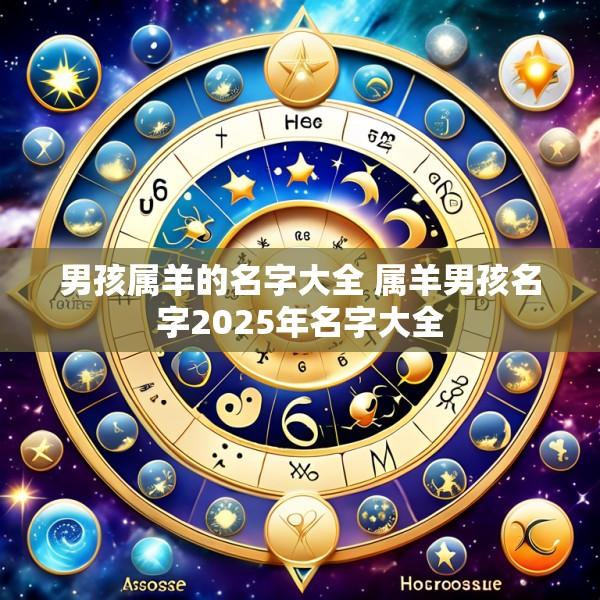 男孩属羊的名字大全 属羊男孩名字2025年名字大全