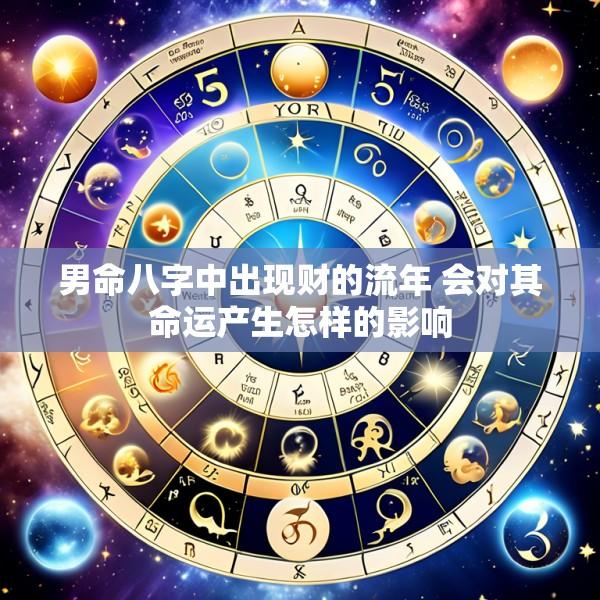 男命八字中出现财的流年 会对其命运产生怎样的影响