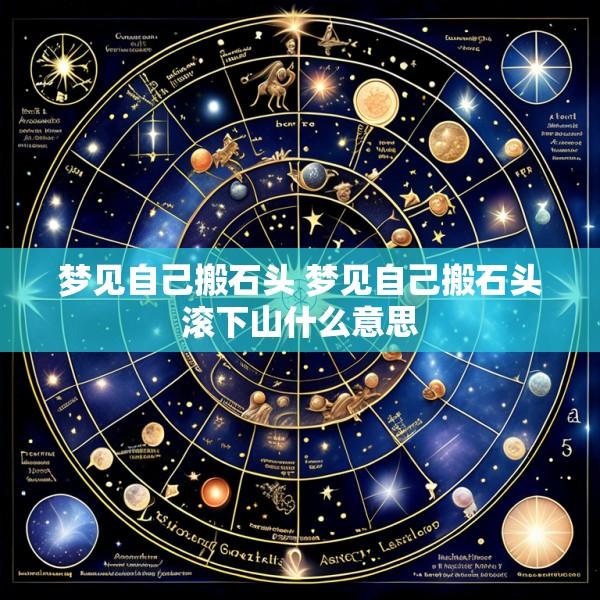 梦见自己搬石头 梦见自己搬石头滚下山什么意思