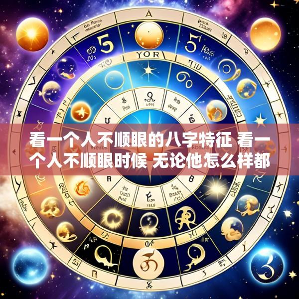 看一个人不顺眼的八字特征 看一个人不顺眼时候 无论他怎么样都是错的