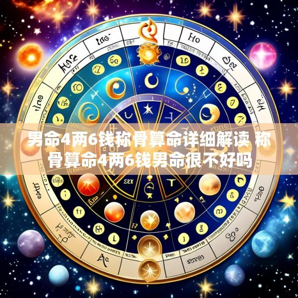男命4两6钱称骨算命详细解读 称骨算命4两6钱男命很不好吗