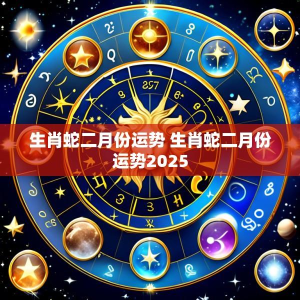 生肖蛇二月份运势 生肖蛇二月份运势2025