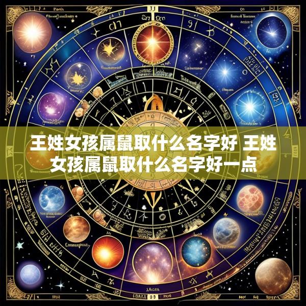 王姓女孩属鼠取什么名字好 王姓女孩属鼠取什么名字好一点