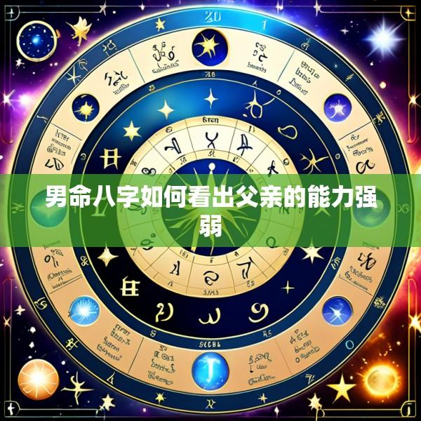 男命八字如何看出父亲的能力强弱