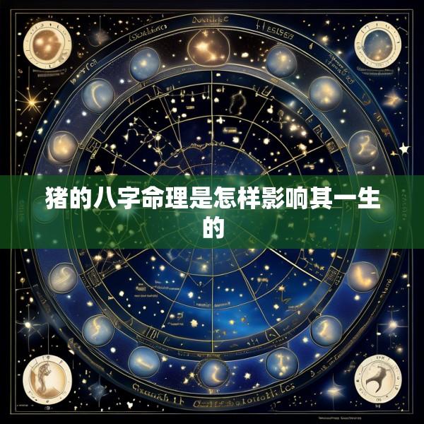 猪的八字命理是怎样影响其一生的