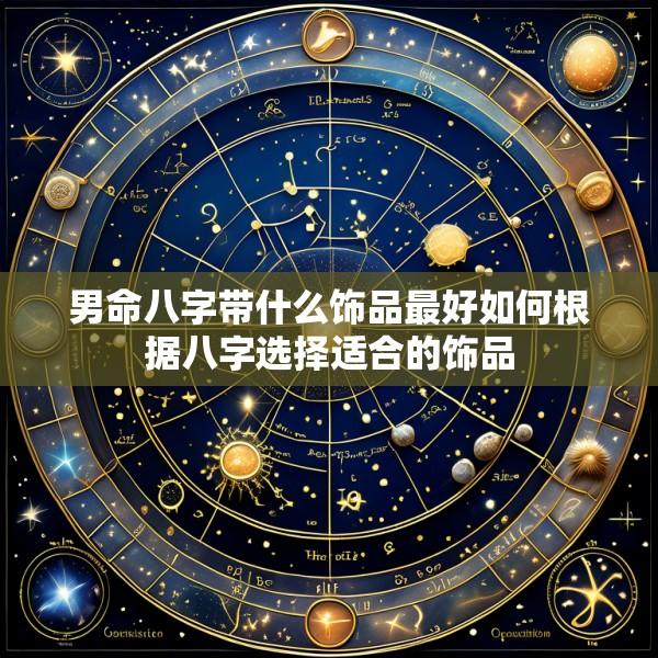 男命八字带什么饰品最好如何根据八字选择适合的饰品