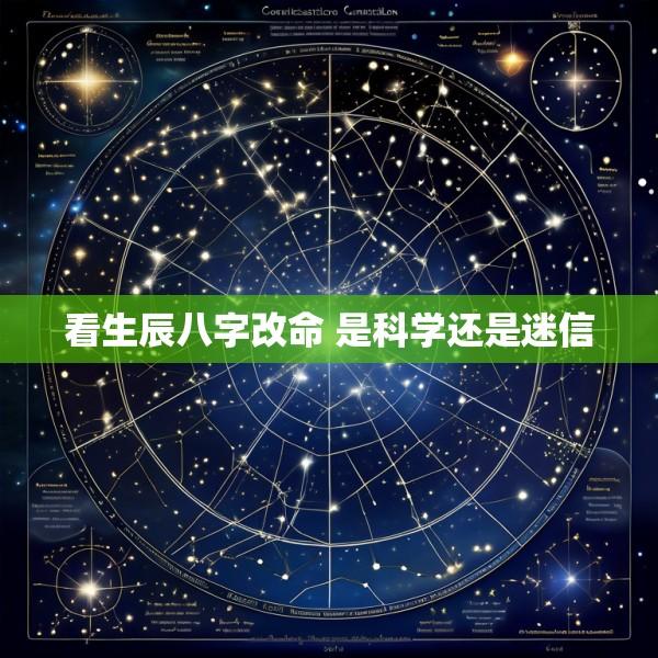 看生辰八字改命 是科学还是迷信