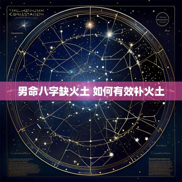 男命八字缺火土 如何有效补火土