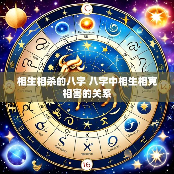 相生相杀的八字 八字中相生相克相害的关系