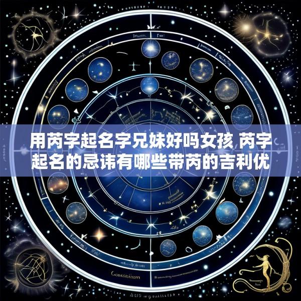 用芮字起名字兄妹好吗女孩 芮字起名的忌讳有哪些带芮的吉利优雅女孩名字大全
