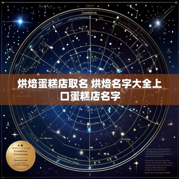 烘焙蛋糕店取名 烘焙名字大全上口蛋糕店名字