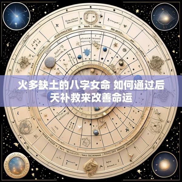 火多缺土的八字女命 如何通过后天补救来改善命运