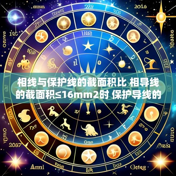 相线与保护线的截面积比 相导线的截面积≤16mm2时 保护导线的最小截面积应是