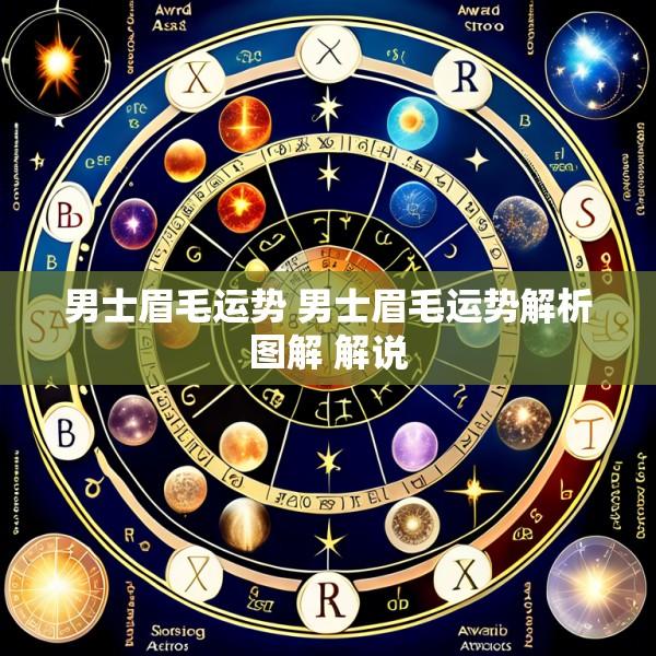 男士眉毛运势 男士眉毛运势解析图解 解说