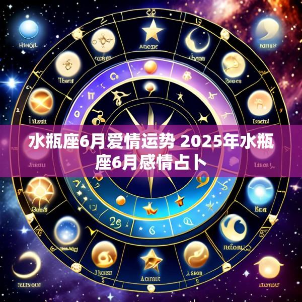水瓶座6月爱情运势 2025年水瓶座6月感情占卜